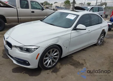 2017 BMW 330E Iperformance z USA, uszkodzony, nr VIN WBA8E1C33HA159212